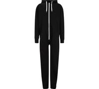 Urban Classics Sweat Jumpsuit Uomo Overall nero M-L 63% cotone, 37% poliestere