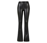 Urban Classics Synthetic Leather Flared Pants Black Taglia: XS | Pantaloni da completo Outlet | Donna | Nero
