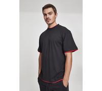 Urban Classics T-shirt Contrast Tall Tee Nero/Rosso M Nero
