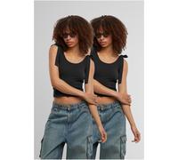 Urban Classics Tb7520a Sleeveless Top 2 Units Nero M Donna