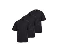 Urban Classics T-Shirt da Uomo Tb006ba-tall Tee, Confezione da 3, Nera, XL