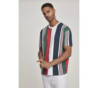 Urban Classics Heavy Oversized Big Aop Stripe Tee, T-shirt, Uomo, Multicolore (Wht/Nvy 00392), Medium