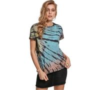 Urban Classics Camicia femminile Donna Tie Dye Boyfriend Tee Nero S Nero
