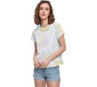 Urban Classics T-shirt Ladies Tie Dye Boyfriend Tee, Donna, Pastel, L