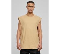 Urban Classics T-shirt Open Edge Tee senza maniche M Beige