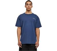 Urban Classics T-Shirt Oversize Small Embroidery, Blu, L Uomo