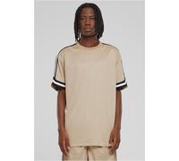 Urban Classics T-shirt Oversized Stripes Mesh Tee TB2890 L Beige