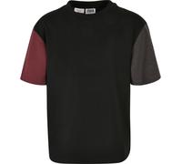 Urban Classics T-shirt per ragazzi Boys Organic Oversized Colorblock Tee Nero 134/140 Nero