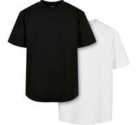 Urban Classics T-shirt Ragazzi Boys Tall Tee 2-Pack Black+White 110/116 Nero