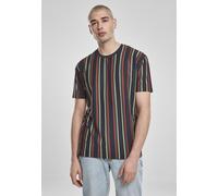 Urban Classics T-shirt Stampata Oversized Retro Stripe Tee Midnightnavy/Burnedred S Blu
