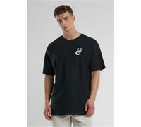 Urban Classics T-shirt UC Weavy Logo Heavy Oversized Tee TB7552 L Nero