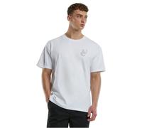 Urban Classics T-Shirt Uomo UC WEAVY LOGO HEAVYY OVERSIZED - Relaxed Fit