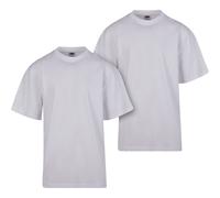Urban Classics Tall Tee 2-Pack Maglietta Uomo In Cotone Jersey Girocollo