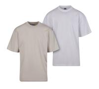 Urban Classics Tall Tee 2-Pack Maglietta Uomo In Cotone Jersey Girocollo