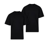 Urban Classics Tall Tee 2-Pack Uomo T-Shirt Cotone Jersey Rundhalsstampaschnit