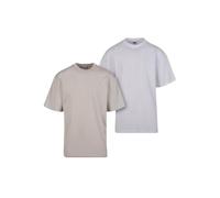 Urban Classics Tall Tee da Uomo, Confezione da 2, Cloud+Bianco, L