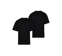 Urban Classics Tall Tee da Uomo, Confezione da 2, Nero e Nero., 4XL