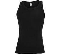 Urban Classics Tank Top Uomo Canotta nero S 100% cotone Regular