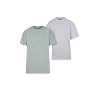 Urban Classics Tb006a-tall Tee 2-Pack T-Shirt, Menta ghiacciata + Bianco, XL Uomo