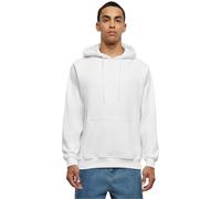 URBAN CLASSICS Felpa con Cappuccio per Uomo, Invernale, Hoody Tinta Unita, Basic Casual Style, Colore: bianco, Taglia: S