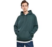 URBAN CLASSICS Felpa con Cappuccio per Uomo, Invernale, Hoody Tinta Unita, Basic Casual Style, Colore: verde, Taglia: L
