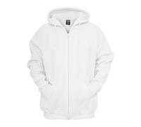 Urban Classics TB014C-Zip Hoody, Felpa con Cappuccio Uomo, Bianco, XL