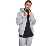 Felpa con cappuccio taglie forti urban Classic zip 2.0 Gris 2XL