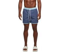 Urban Classics Tb2050-retro Swimshorts Costume a Pantaloncino, Blu Vintage/Blu Oceano, XXL Uomo