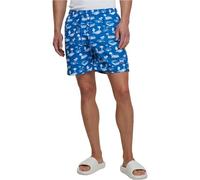 Urban Classics Tb2679-pattern Swim Shorts Trunks, Blu Chiaro/Bianco, M Uomo