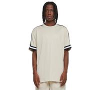 Urban Classics Tb2890-oversized Stripes Mesh Tee T-Shirt, Softseagrass, M Uomo