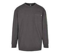 Urban Classics Tb3491-neon Logo Boxy Pocket LS T-Shirt Uomo