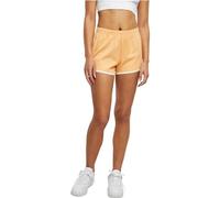 Urban Classics Tb4372-Ladies Organic Interlock Retro Hotpants, Pantaloncini Donna, Paleorange/Whitesand, XXL