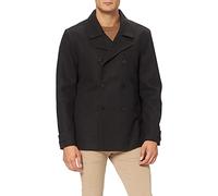 Urban Classics Tb4494-classic Pea Coat Giacca, Nero, M Uomo