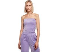 Urban Classics Tb4522-ladies Short Velvet Tube Top T-Shirt, Lavanda, L Donna