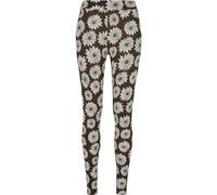 Urban Classics TB4771-Ladies Soft AOP Leggings, Pantaloni Donna, Browncamomile, L
