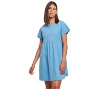 Urban Classics Abito da Donna Organic Empire Valance Tee Dress Vestito, Blu Horizonblue, XS