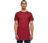 Urban Classics TB638-Shaped Long Tee, T-Shirt Uomo, Burgundy, XS