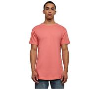 Urban Classics TB638-Shaped Long Tee, T-Shirt Uomo, Coral, S