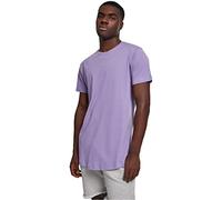 Urban Classics TB638-Shaped Long Tee, T-Shirt Uomo, Lavender, XS
