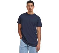 Urban Classics TB638-Shaped Long Tee, T-Shirt Uomo, Navy, L