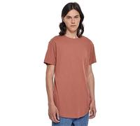 Urban Classics TB638-Shaped Long Tee, T-Shirt Uomo, Terracotta, S