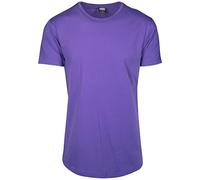 Urban Classics TB638-Shaped Long Tee, T-Shirt Uomo, Ultraviolet, S