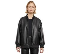 Urban Classics Tb6725-ladies Synthetic Leather Bomber Jacket Giacche Leggere, Nero, S Donna