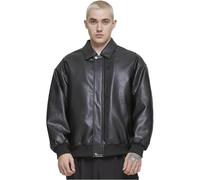 Urban Classics Tb6914-synthetic Leather Blouson Giacche Leggere, Nero, XXL Uomo