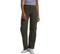 Urban Classics Tb6924-ladies Loose Utility Stretch Twill Pants Pantaloni Casual, Verde Oliva Nero, 40 Donna