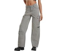 Urban Classics Tb6925-ladies Loose Utility Denim Pants Pantaloni Casual, Lighter Dirty Washed, W27 Donna