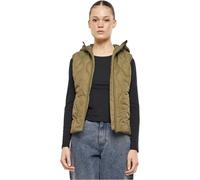 Urban Classics Gilet trapuntato da donna Gilet da donna Super Light Puffer TB7009 S Verde