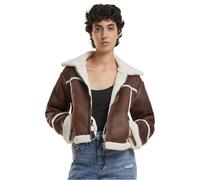 Urban Classics Tb7076-ladies Shearling Jacket Giacche Leggere, Marrone/Sabbia Bianca, XL Donna