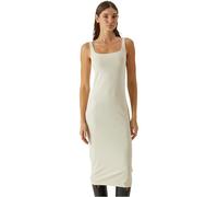 Urban Classics Abito da donna, lunghezza al ginocchio Donna Basic Long Cotton Jersey Dress TB7180 S Bianco