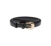 Urban Classics Tb7208-chunky Buckle Slim Belt Cintura, Nero/Oro, X-Large Donna